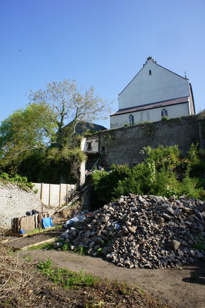 Landscaping underway