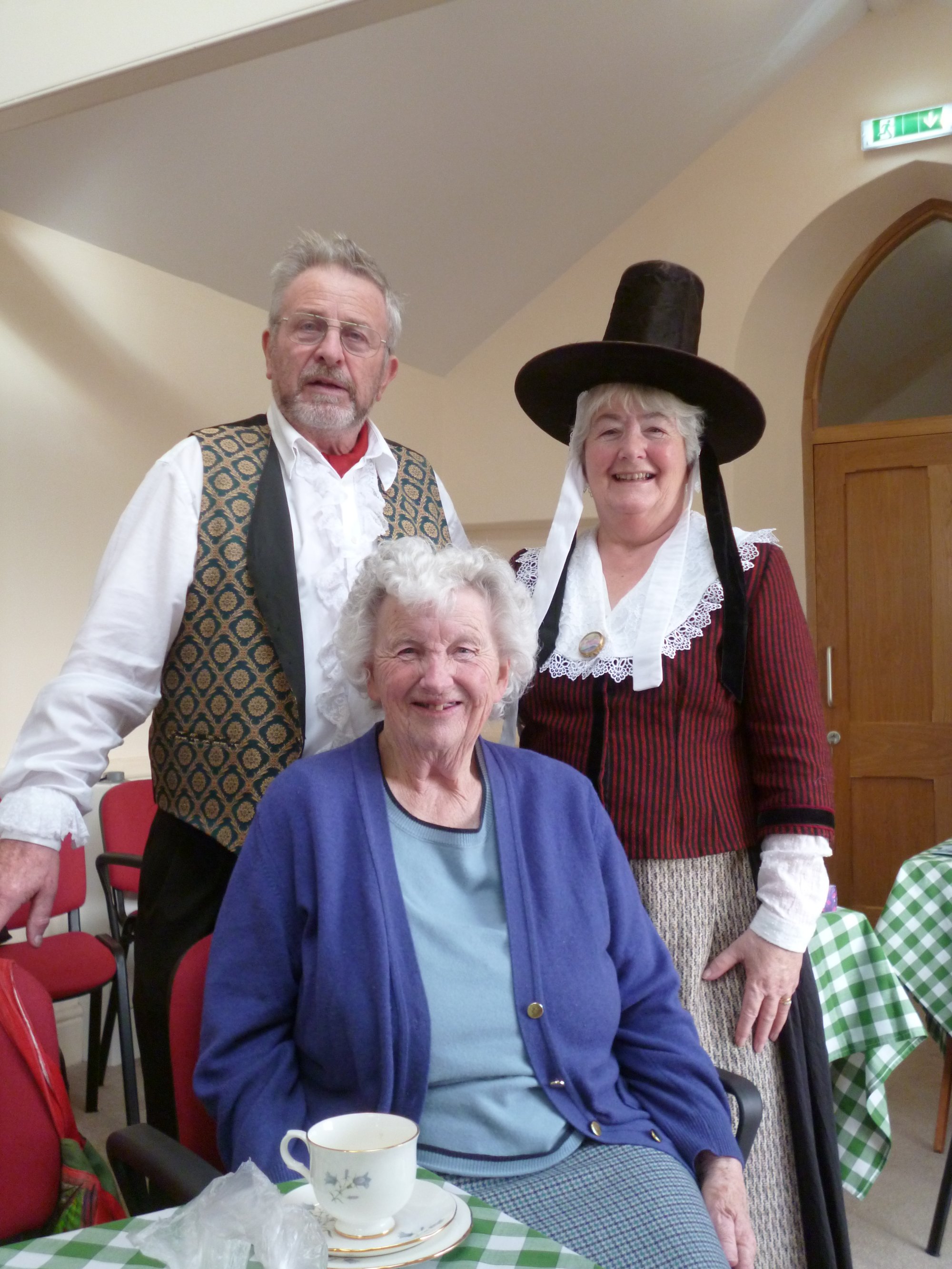 Mavis, John and Sheila Colley